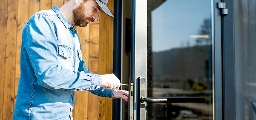 Frameless Glass Storefront Door Locks Replacement in Gilroy, CA